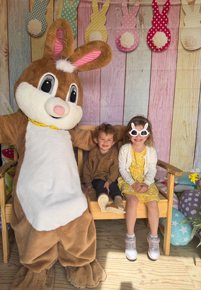 Photos with the Easter Bunny
