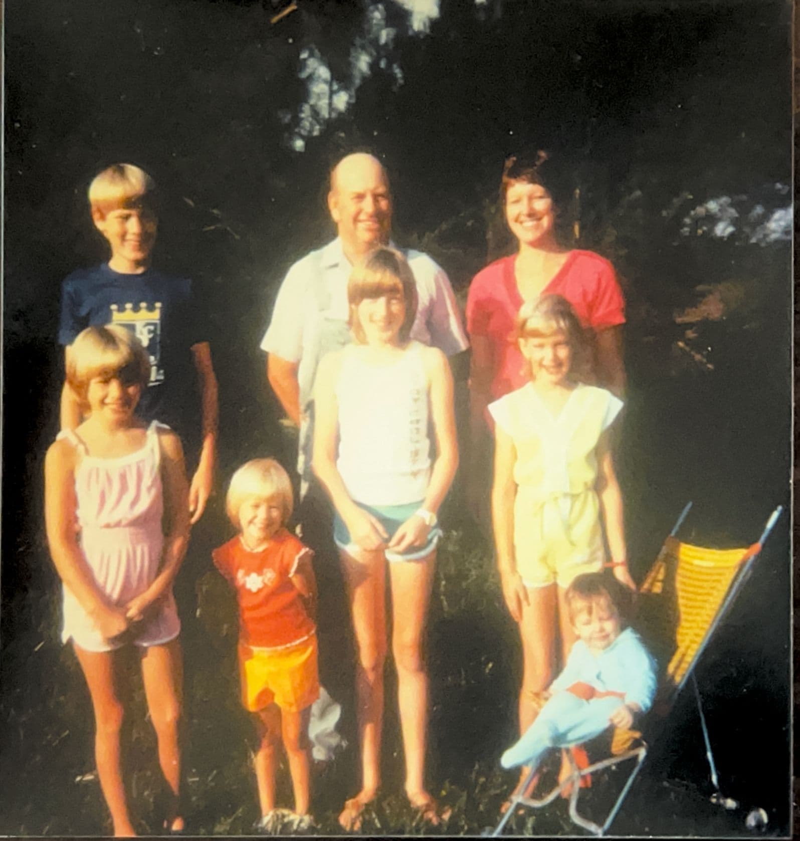 A vintage family photograph from the Smith family